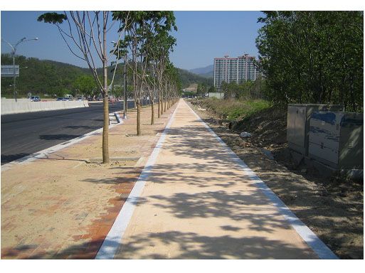 자전거도로(봉무지방 산업단지내)